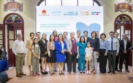 Blue Heart campaign looks to end violence in Viet Nam  