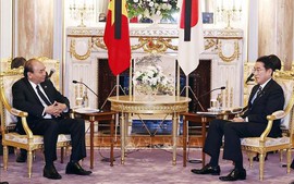 State President holds talks with Japanese Prime Minister