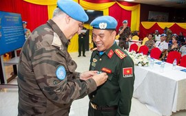 Vietnamese police officers honored by UNMISS