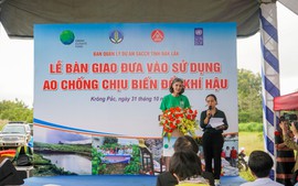 UNDP hands over climate-resilient ponds to Dak Lak