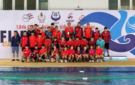 Finswimmers win in Asian championship in Thailand