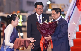 Prime Minister arrives in Laos for 4th Mekong River Commission Summit