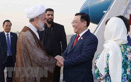 National Assembly Chairman starts official visit to Iran