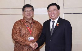 Top Vietnamese legislator meets foreign leaders in Jakarta