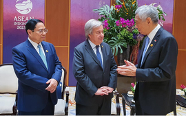 Prime Minister meets foreign leaders on 43rd ASEAN Summit sidelines