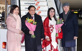 Prime Minister arrives in Switzerland for WEF annual meeting 2024
