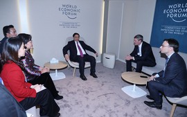Gov’t chief receives foreign businessmen in Davos