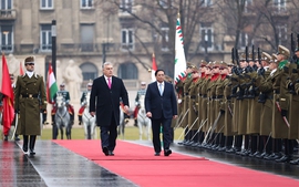 Photos: Hungarian Prime Minister hosts welcome ceremony for Vietnamese counterpart