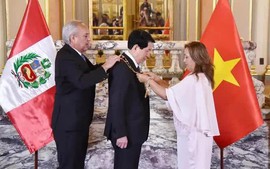 President Luong Cuong honored with 'The Sun of Peru' Order