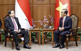 Top Vietnamese legislator meets with top Singaporean leaders