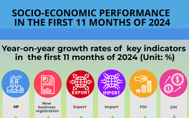 INFOGRAPHIC: SOCIAL-ECONOMIC PERFORMANCE IN FIRST 11 MONTHS OF 2024