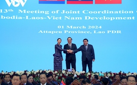 Cambodia, Laos, Viet Nam strengthen cooperation in Triangle Area