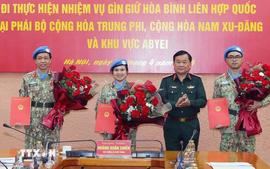 Viet Nam dispatches three more officers to UN peacekeeping missions