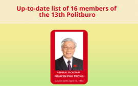 INFOGRAPHIC: LIST OF 16 MEMBERS OF 13TH POLIBURO