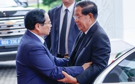 Prime Minister meets President of Cambodia Senate Hun Sen