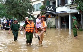 Water level rises to 65-year high in Yen Bai's Thao River