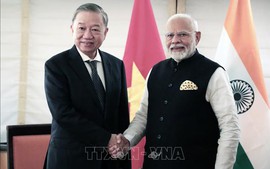 To Lam meets Indian Prime Minister Narendra Modi in New York