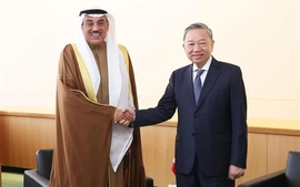 Party chief meets with world leaders in New York