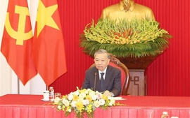 Vietnamese Party chief holds online talks with South Korean President