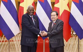 Top Vietnamese, Cuban legislators hold talks in Ha Noi