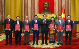 State President presents title of ambassador to diplomats