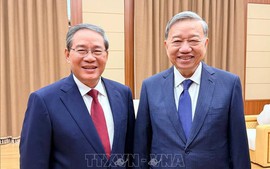 General Secretary To Lam meets Li Qiang, Medvedev in Pyongyang