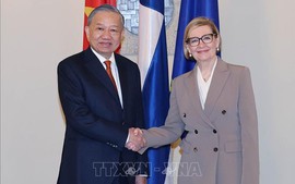 Party leader meets First Deputy Speaker of Finnish Parliament