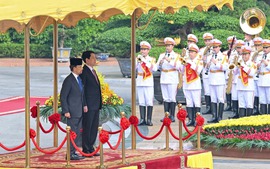 President Luong Cuong hosts official welcome ceremony for Sultan of Brunei