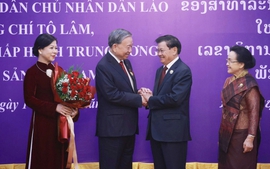 To Lam awarded Lao National Gold Order for outstanding contributions to bilateral relations
