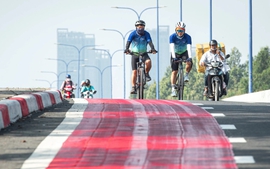 HCMC: First dedicated cycling lane to open to traffic this week