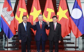 To Lam meets top Cambodian, Lao leaders in Ho Chi Minh City