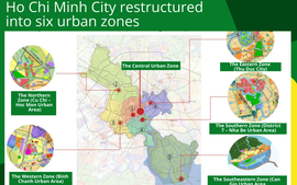 Ho Chi Minh City restructured into six urban zones