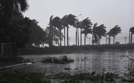 Residents encouraged to stay indoors as typhoon Bualoi nears central coast