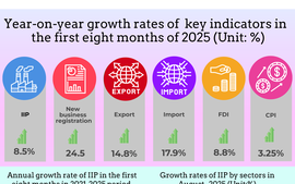 INFOGRAPHIC: SOCIO-ECONOMIC PERFORMANCE IN FIRST EIGHT MONTHS OF 2025