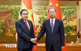 Vietnamese, Chinese top legislators hold talks in Beijing