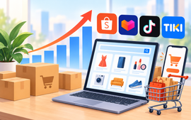 How many items sold on Viet Nam’s four major e-commerce platforms during Jan-Sept?