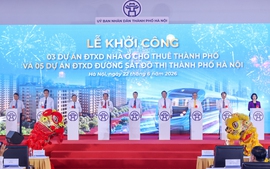 Ha Noi begins construction of five urban metro lines