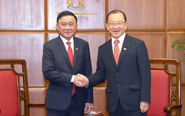Politburo member Tran Cam Tu meets top Singaporean legislator