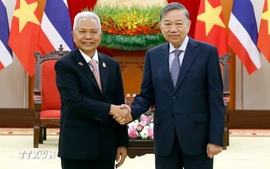 Top leader meets Thai President of National Assembly