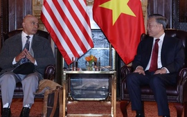 Top Vietnamese leader meets with foreign friends in New York