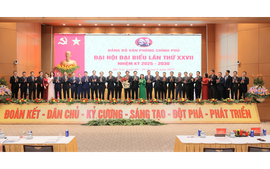 Ra mắt Ban Chấp hành Đảng bộ Văn phòng Chính phủ nhiệm kỳ 2025-2030