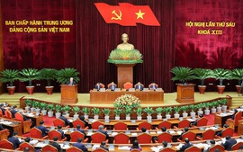 越南共产党第十三届中央委员会第六次全体会议正式开幕