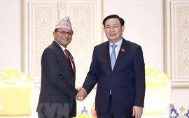 国会主席王廷惠会见尼泊尔国民议会主席