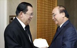 阮春福主席在日本与多国领导人举行双边会晤