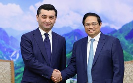 范明正总理会见乌兹别克斯坦外交部长