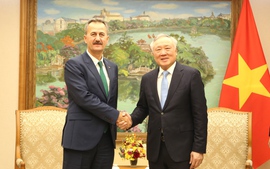 越南政府常务副总理阮和平会见土耳其国防工业局局长