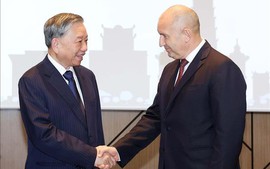 越共中央总书记苏林与保加利亚总统鲁门&#183;拉德夫出席越南—保加利亚企业论坛