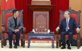 越共中央总书记苏林会见中国立讯精密公司领导