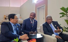 越南政府总理范明政在G20 峰会期间会见多国和国际组织领导