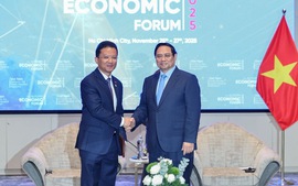 范明政总理会见柬埔寨工业、科技与创新部大臣和马来西亚科技创新部部长